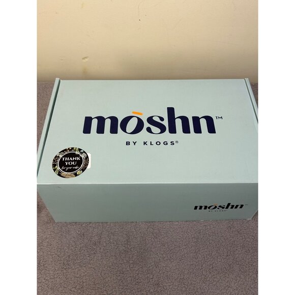 Moshn 'Verve' Comfort Rocker Bottom Slip-Resistant Leather Clog women’s Sz 7m - Picture 9 of 12